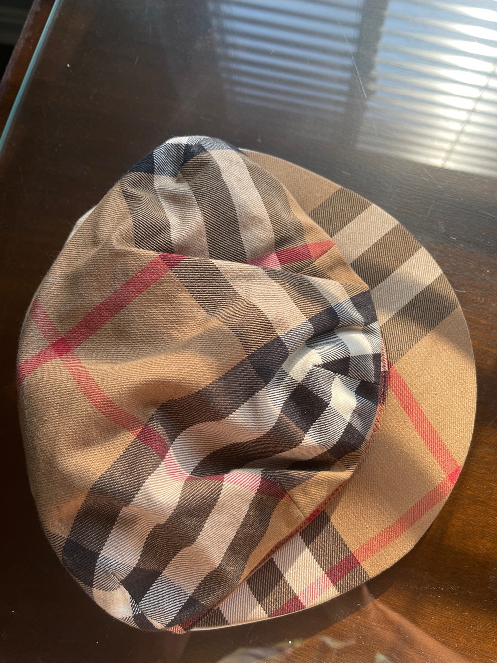 Burberry newsboy cap M unisex plaid